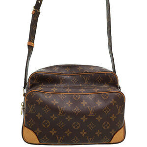 Louis Vuitton Monogram Leather Brown Nile Shoulder Bag